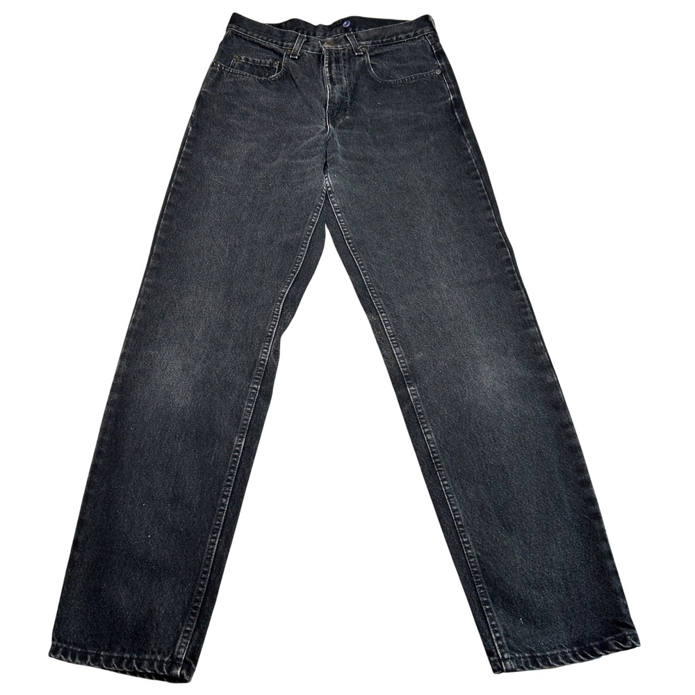 Gap Denim Easy Fit Black Jeans Vintage Made in USA 31x32 Fits 30x31